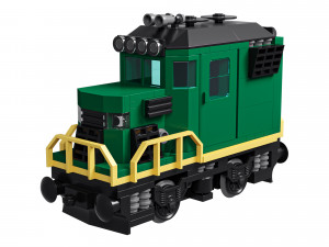 Train Mini Diesel-Electric Extinguisher Class D Modelo 3D