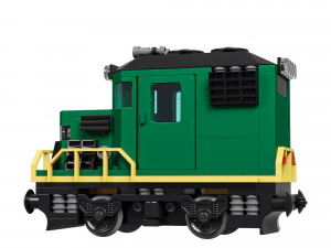 Train Mini Diesel-Electric Extinguisher Class D 3D Model