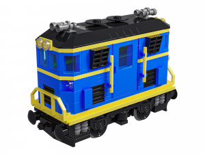Train Mini Diesel-Electric Extinguisher Class C Modèle 3D