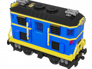 Train Mini Diesel-Electric Extinguisher Class C 3D Model