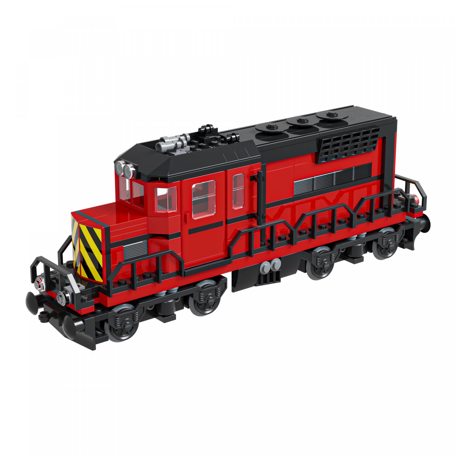 Lego diesel shop trains