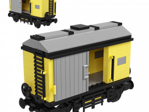 Train Lego Locomotive 80052 3D Model in Train 3DExport