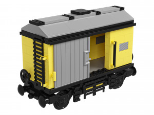 Lego Small Freight Wagon 3Dモデル