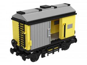 Lego Small Freight Wagon 3D Model