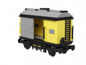 Lego Small Freight Wagon 3Dモデル