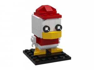 Lego Scrooge McDuck Huey Dewey Louie 3D Model