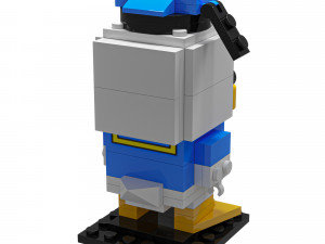 Lego Donald Duck Model 3D