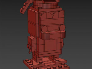 Lego Donald Duck Model 3D