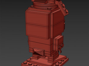 Lego Donald Duck Model 3D