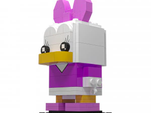 Lego Daisy Duck 3D Model