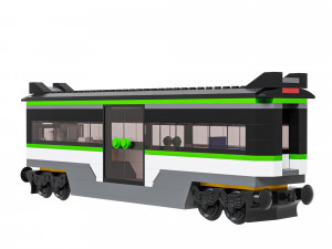Lego Express Passenger Vagone 3D Модель