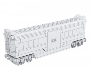 Lego Express Passenger Vagone 3D Модель