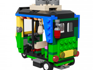 Lego Tuk Tuk Modello 3D