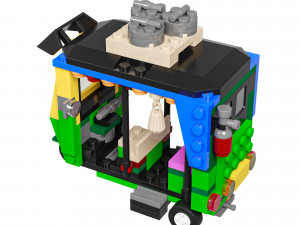 Lego Tuk Tuk Modello 3D
