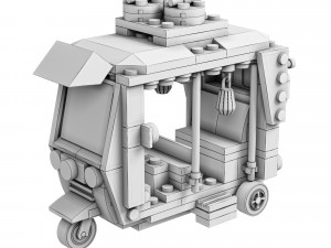 Lego Tuk Tuk Modello 3D