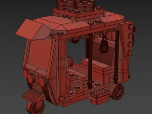 Lego Tuk Tuk 3D Model