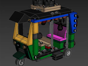 Lego Tuk Tuk 3D Model