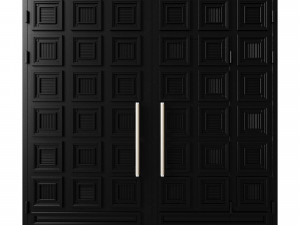 Gate black loft 03 3D Model