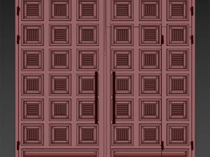 Port&atilde;o loft preto 03 Modelo 3D