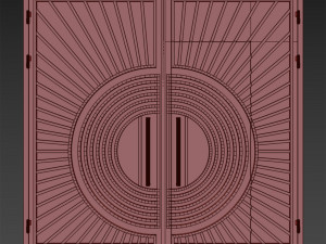 Gate black loft 04 3D Model