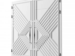 Kapı siyah &ccedil;atı katı 05 3D Model