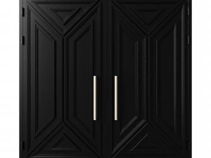 Tor schwarz Loft 07 3D Modell