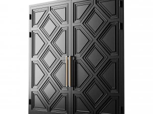 Brama czarna na poddasze 09 Model 3D