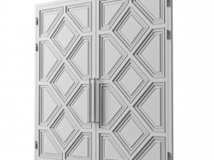 Brama czarna na poddasze 09 Model 3D