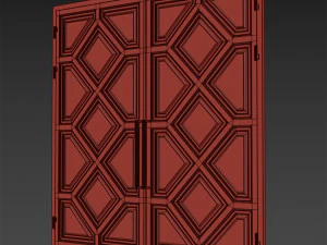 Brama czarna na poddasze 09 Model 3D