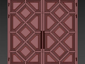 Brama czarna na poddasze 09 Model 3D