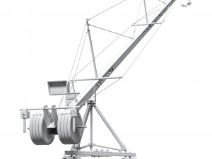 Cinematic crane camera black 3D मॉडल