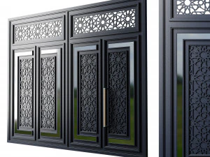 Gerbang loteng hitam 012 Model 3D