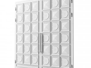 Port&atilde;o preto loft 013 Modelo 3D