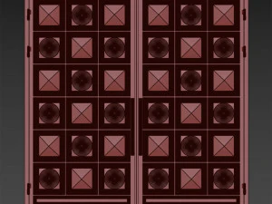 Port&atilde;o preto loft 013 Modelo 3D