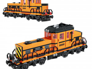 Train Lego Locomotive 80060 3D मॉडल