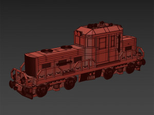 Train Lego Locomotive 80060 3D Модель