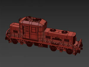Train Lego Locomotive 80060 3D Model