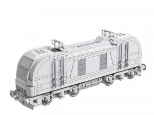 60336 Freight Train 3D Model