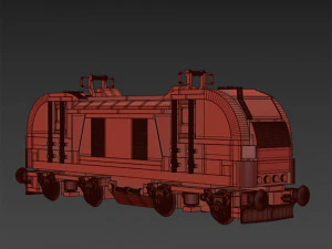 60336 Freight Train 3D Model