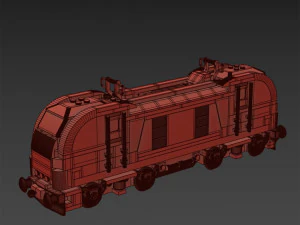 60336 Freight Train 3D Model