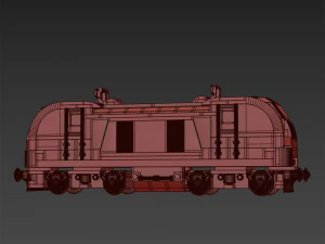 60336 Freight Train 3D Model