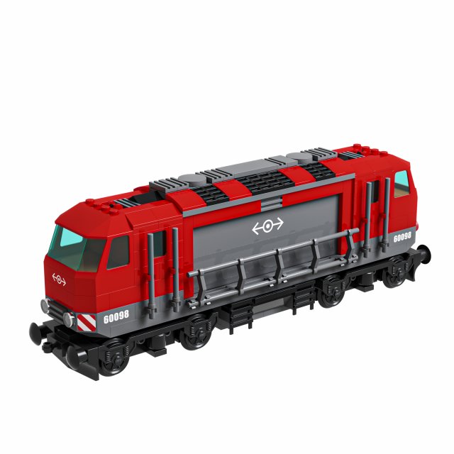 60098 Heavy Train 3D in 3DExport