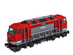 60098 Heavy Train 3D Model