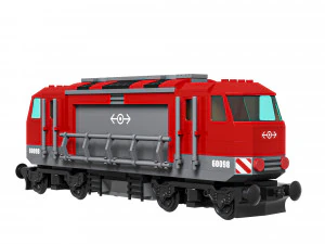 60098 भारी ट्रेन 3D मॉडल