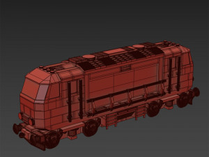 60098 Heavy Train 3D Model