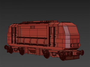 60098 Heavy Train 3D Model