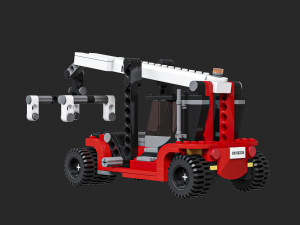 Lego 60336 Forklift truck Model 3D