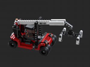 Lego 60336 Forklift truck Model 3D