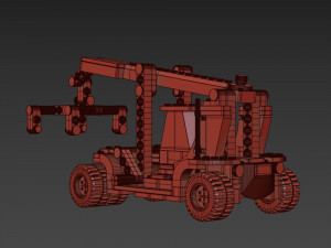 Lego 60336 Forklift truck Model 3D