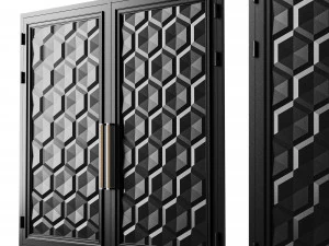 Gerbang loteng hitam 014 Model 3D